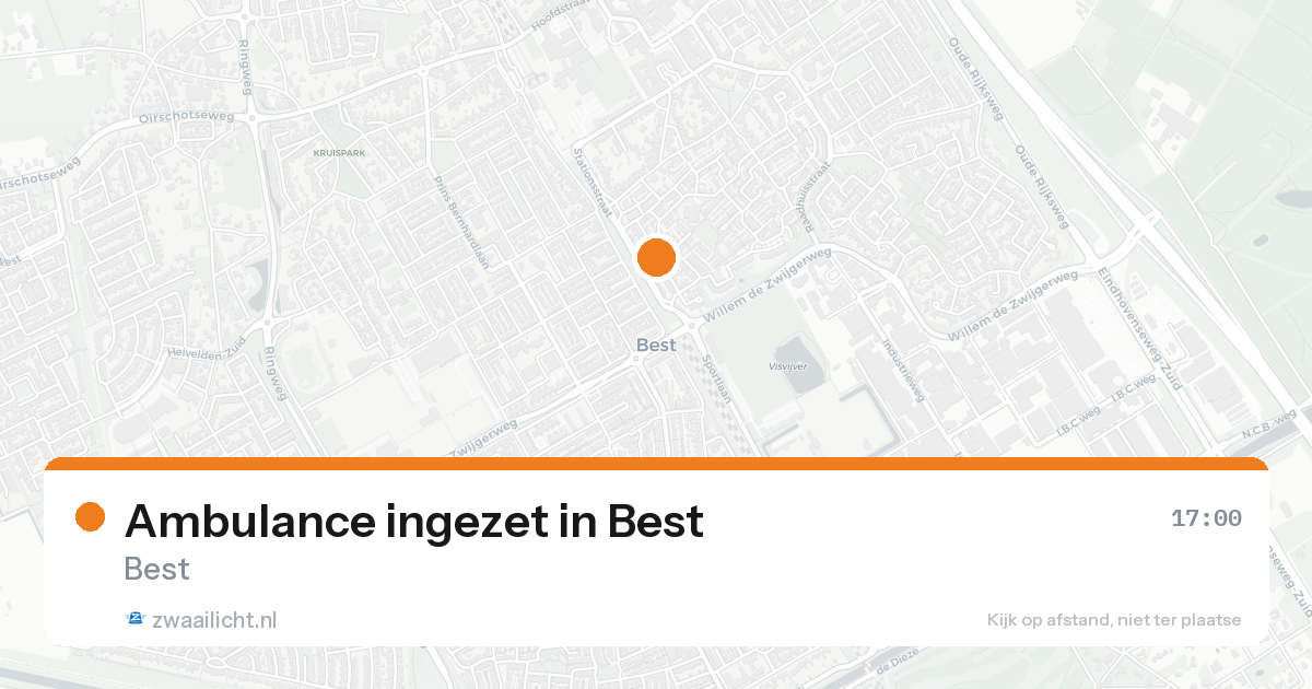 Ambulance ingezet in Best — 29 jun 2026