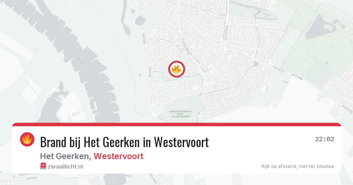 Brand bij Het Geerken in Westervoort — 26 apr 2026