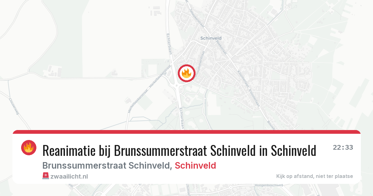 Reanimatie bij Brunssummerstraat Schinveld in Schinveld — 28 jun 2026