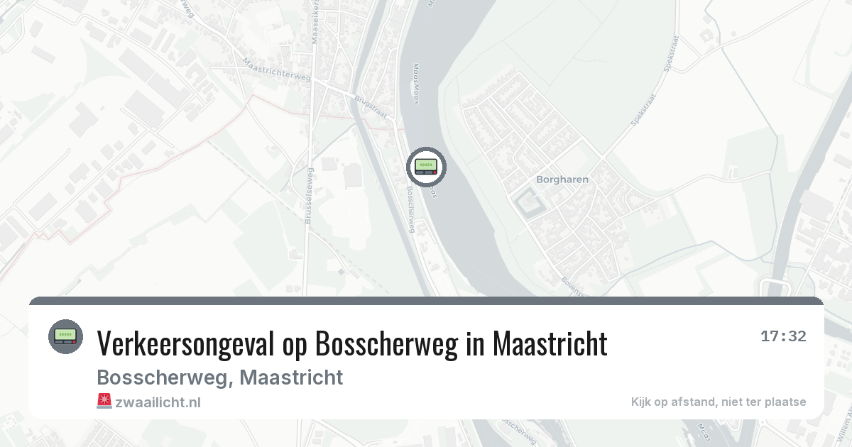 Verkeersongeval op Bosscherweg in Maastricht — 26 jul 2026