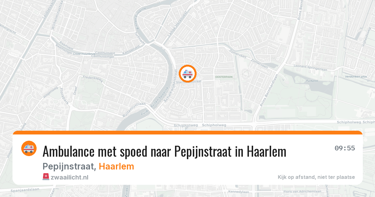 Ambulance met spoed naar Pepijnstraat in Haarlem — 4 jun 2026