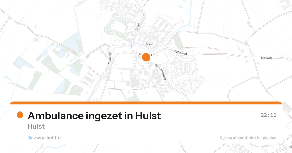 Ambulance ingezet in Hulst — 31 jan 2026