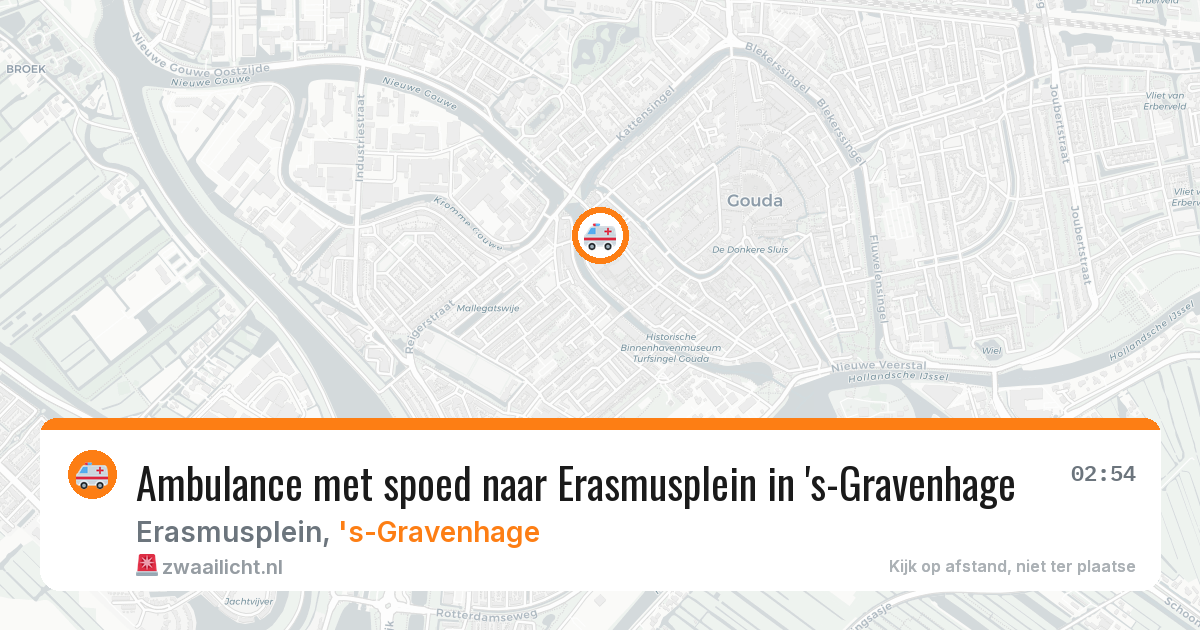 Ambulance met spoed naar Erasmusplein in 's-Gravenhage — 31 mrt 2026