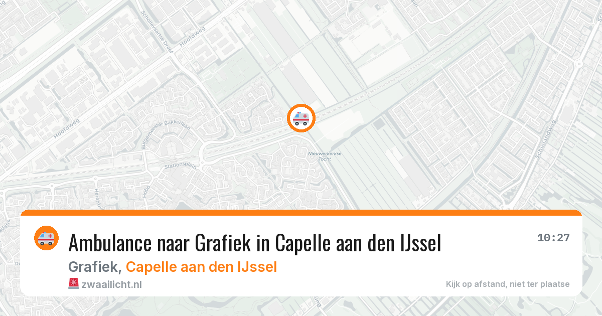 Ambulance naar Grafiek in Capelle aan den IJssel — 4 mei 2026
