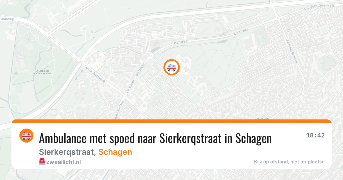 Ambulance met spoed naar Sierkerqstraat in Schagen — 1 feb 2026
