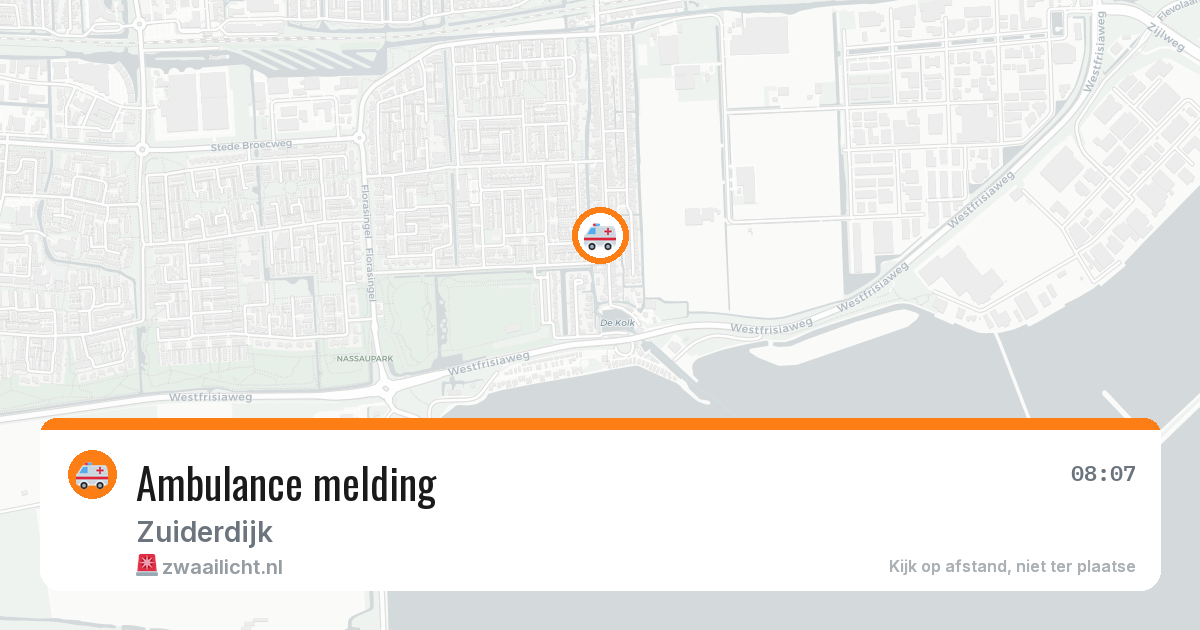 Ambulance melding — 2 mei 2026