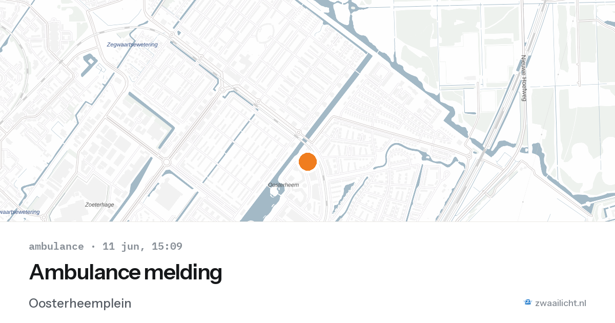 Ambulance melding — 11 jun 2026