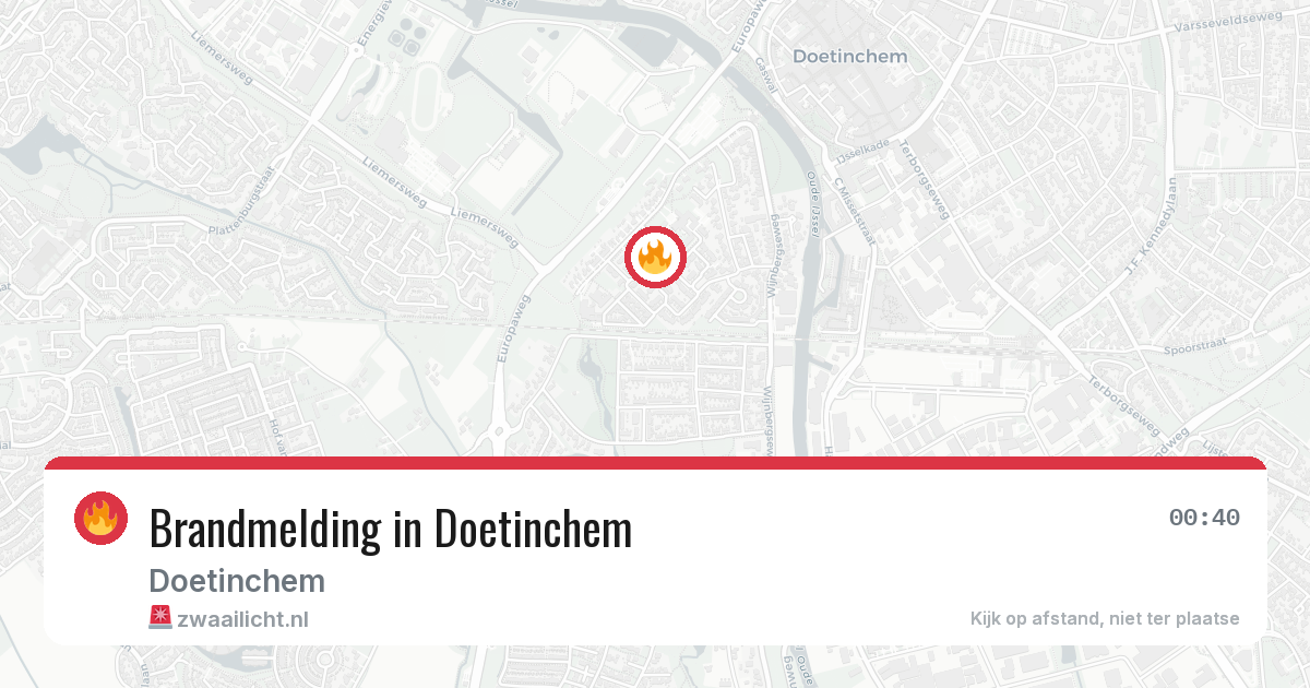 Brandmelding in Doetinchem — 16 jun 2026