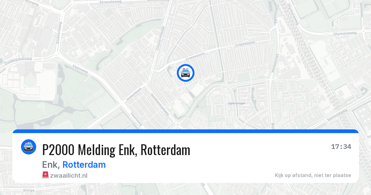 P2000 Melding Enk, Rotterdam — 24 jun 2026