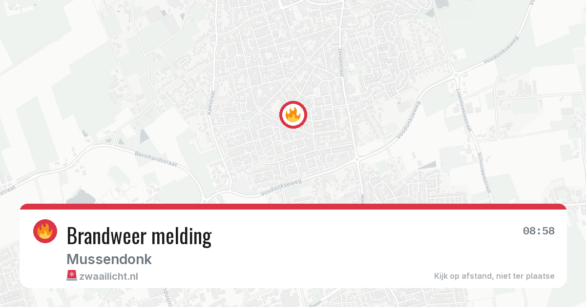 Brandweer melding — 10 jun 2026