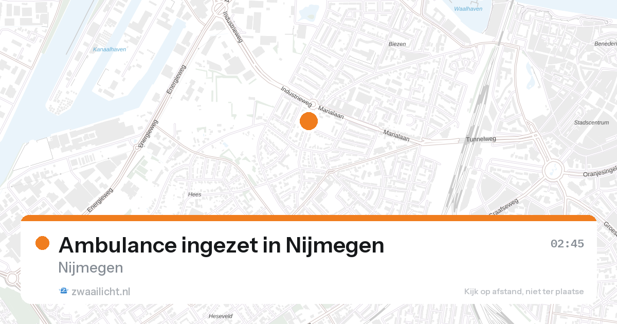 Ambulance ingezet in Nijmegen — 7 feb 2026
