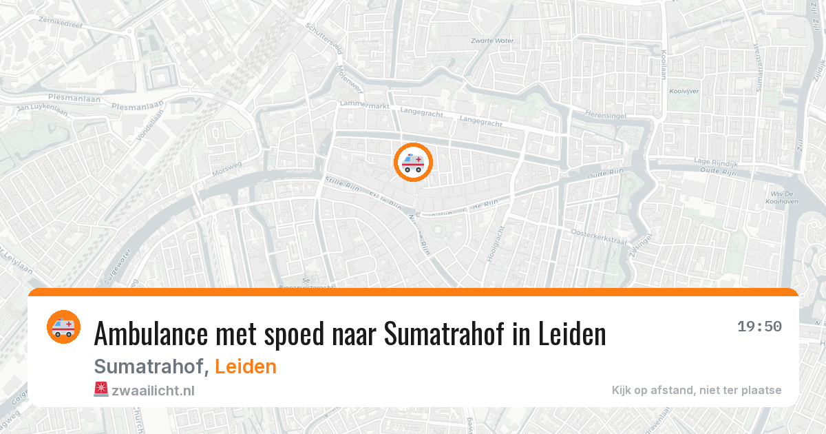Ambulance met spoed naar Sumatrahof in Leiden — 21 jan 2026