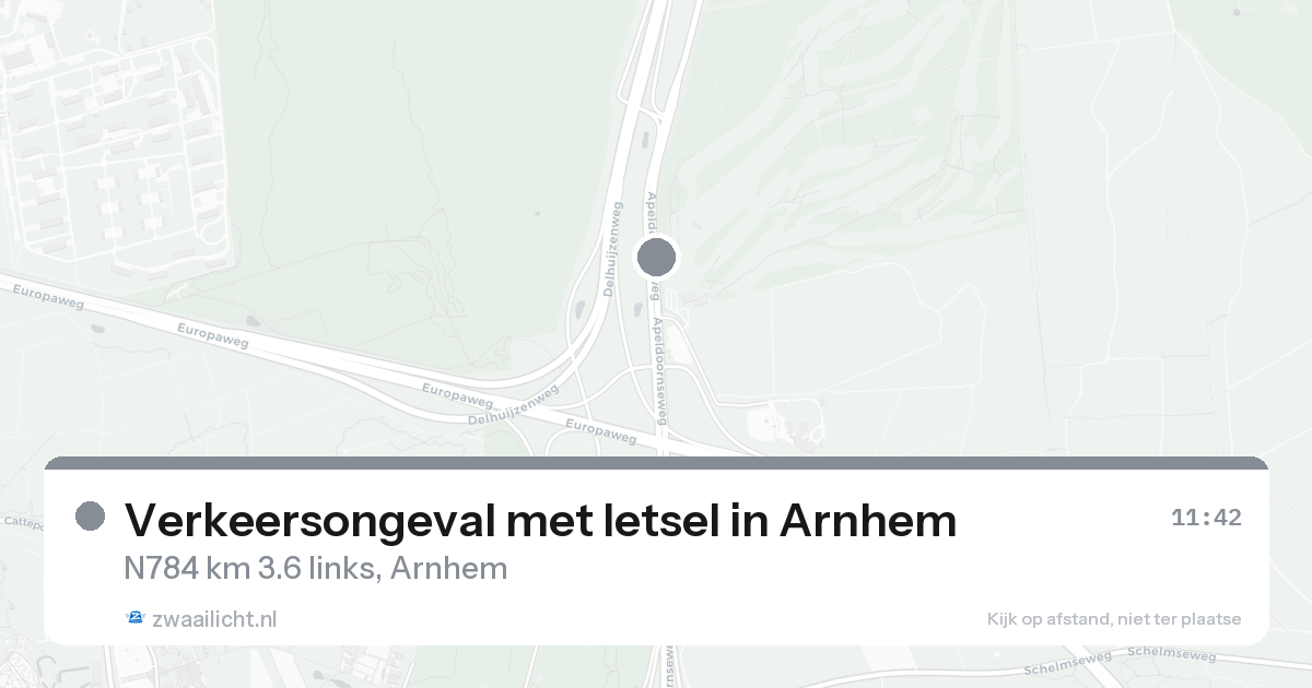 Verkeersongeval met letsel in Arnhem — 17 aug 2026