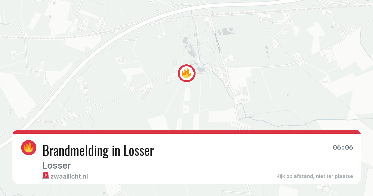 Brandmelding in Losser — 27 jun 2026
