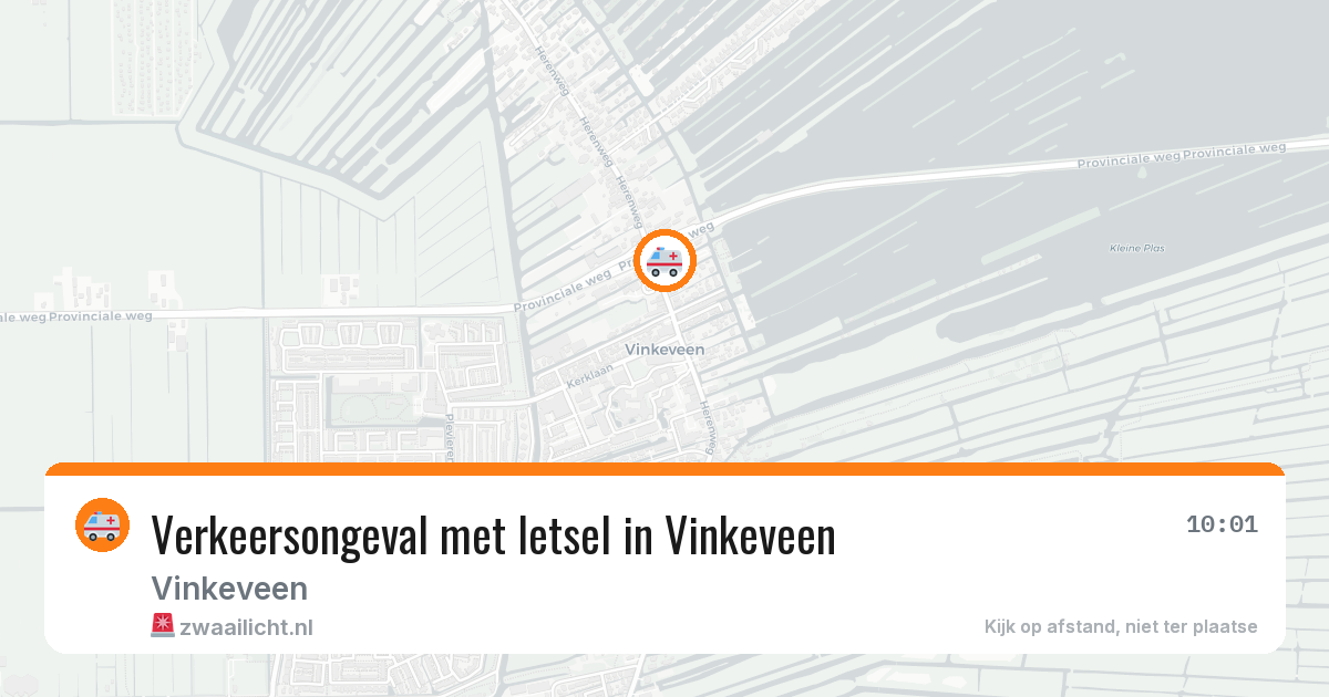 Verkeersongeval met letsel in Vinkeveen — 8 jun 2026