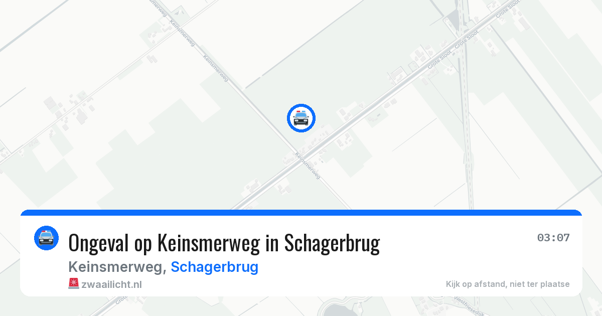 Ongeval op Keinsmerweg in Schagerbrug — 6 jun 2026