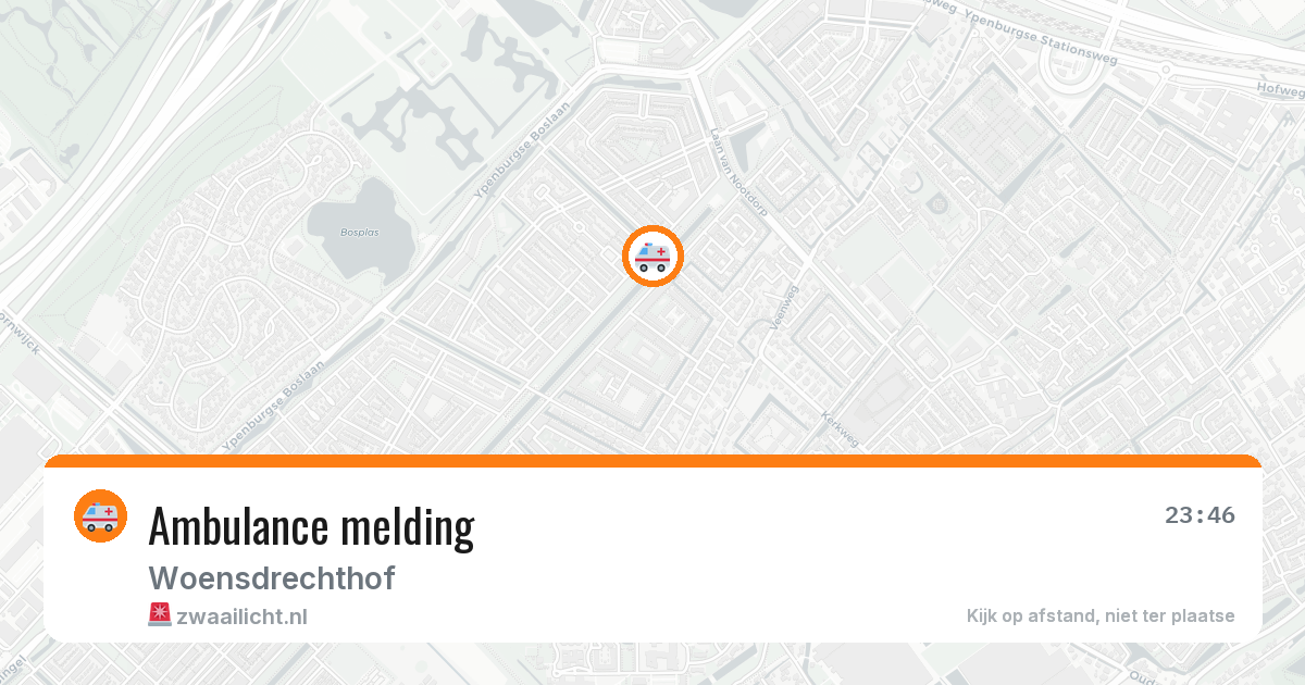 Ambulance melding — 19 jun 2026