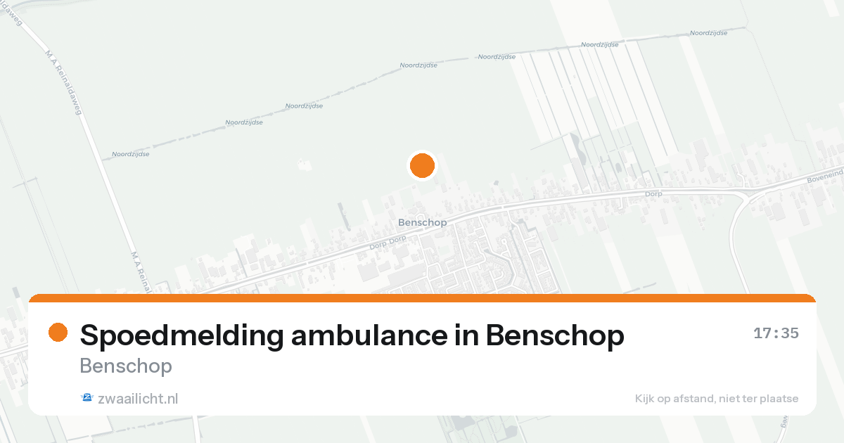 Spoedmelding ambulance in Benschop — 7 feb 2026