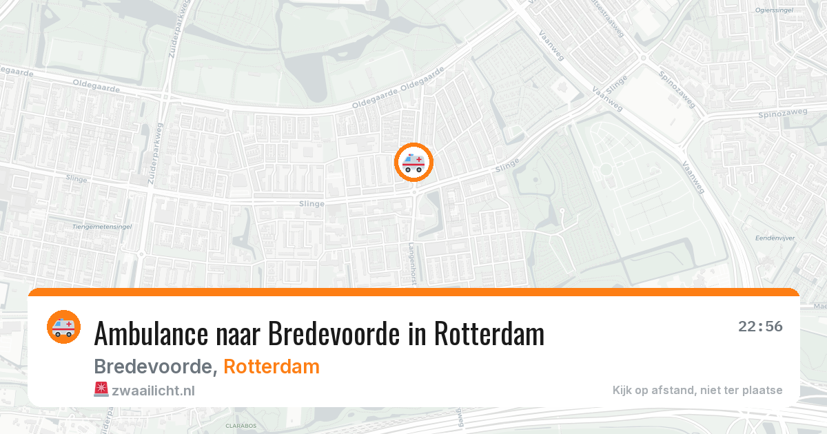 Ambulance naar Bredevoorde in Rotterdam — 17 jun 2026