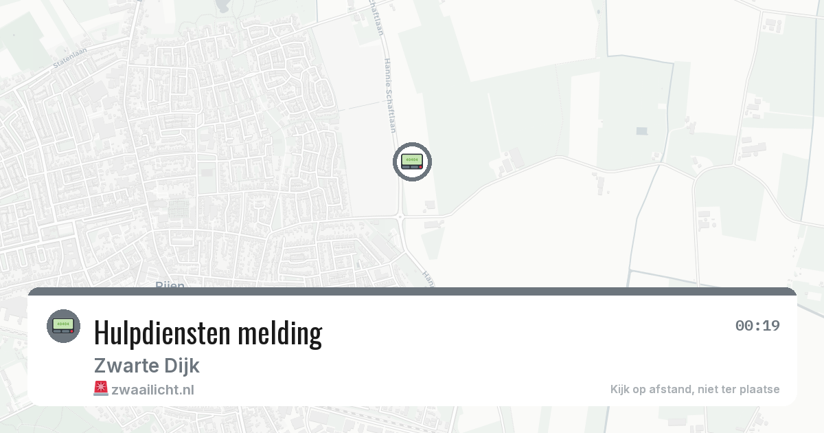 Hulpdiensten melding — 8 feb 2026