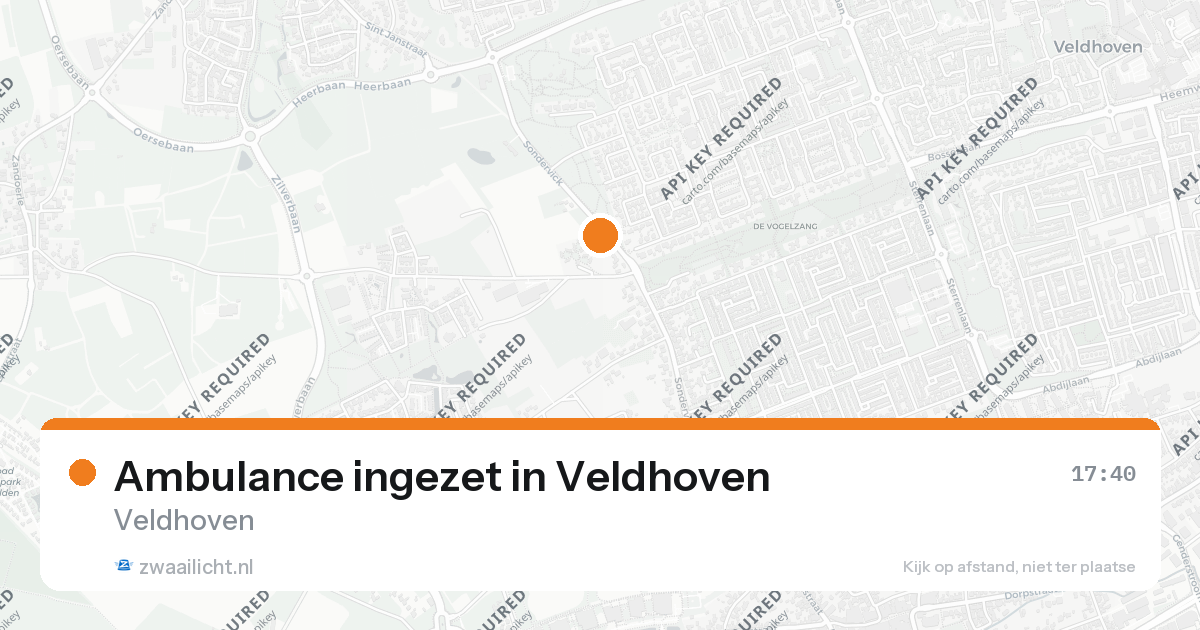 Ambulance ingezet in Veldhoven — 26 aug 2026