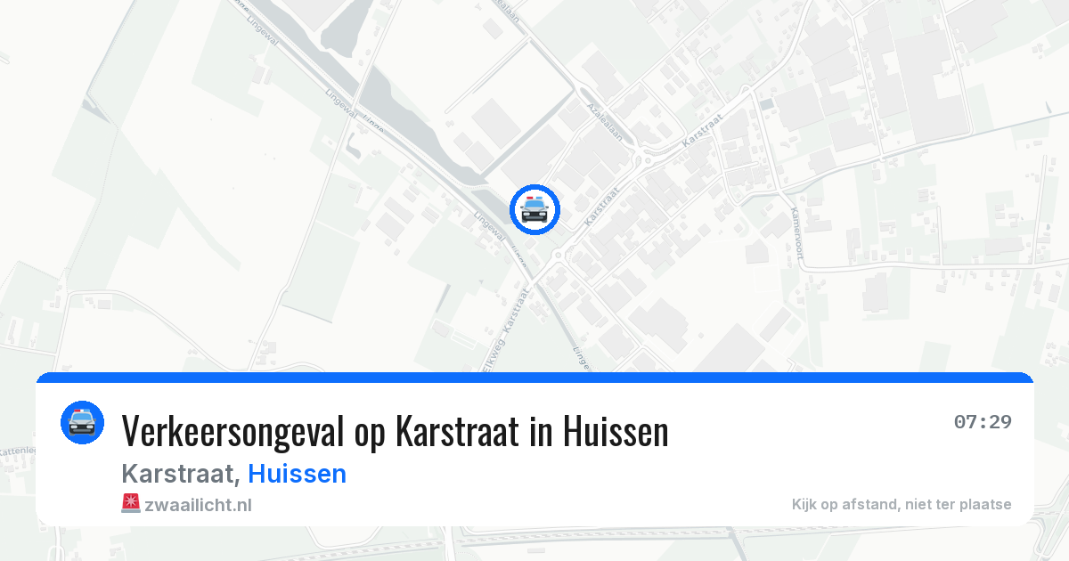Verkeersongeval op Karstraat in Huissen — 16 apr 2026