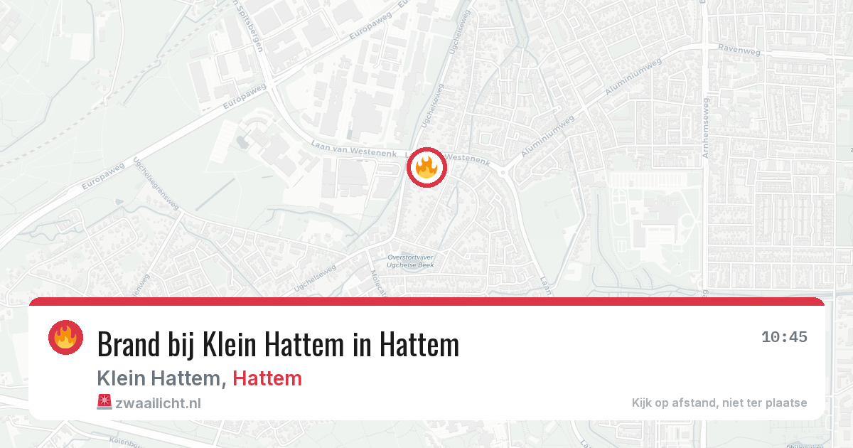 Brand bij Klein Hattem in Hattem — 25 mei 2026