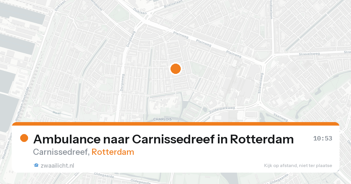 Ambulance naar Carnissedreef in Rotterdam — 3 jul 2026