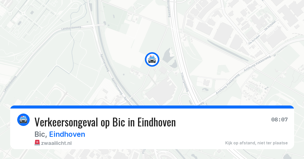 Verkeersongeval op Bic in Eindhoven — 18 mei 2026