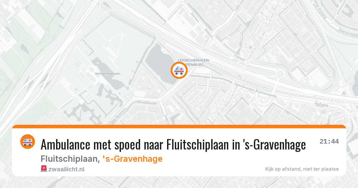 Ambulance met spoed naar Fluitschiplaan in 's-Gravenhage — 29 jan 2026