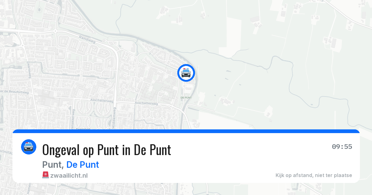 Ongeval op Punt in De Punt — 30 jul 2026