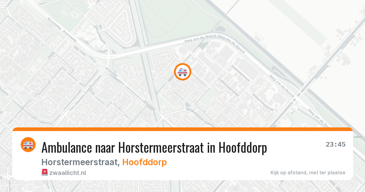 Ambulance naar Horstermeerstraat in Hoofddorp — 8 feb 2026