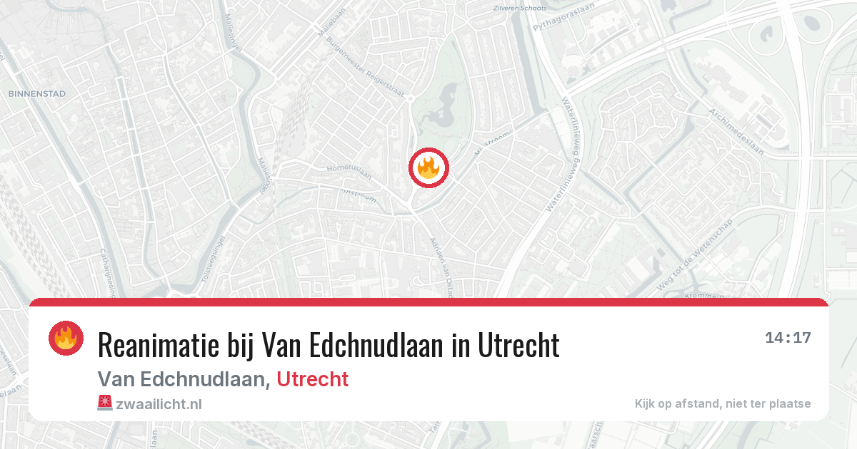 Reanimatie bij Van Edchnudlaan in Utrecht — 23 jun 2026