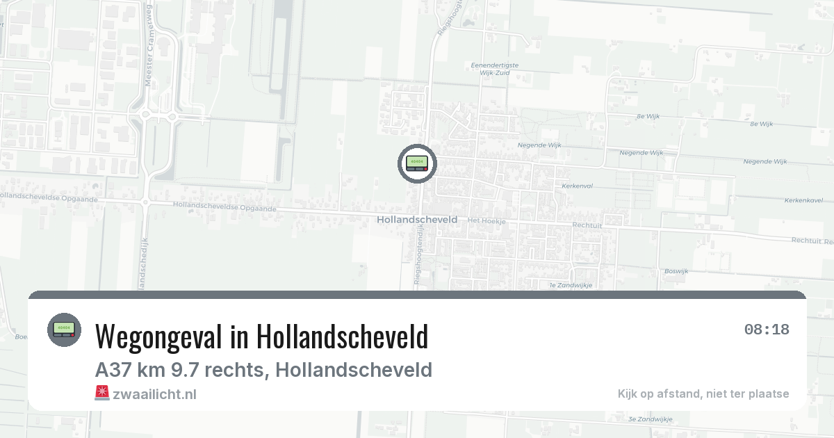 Wegongeval in Hollandscheveld — 26 feb 2026