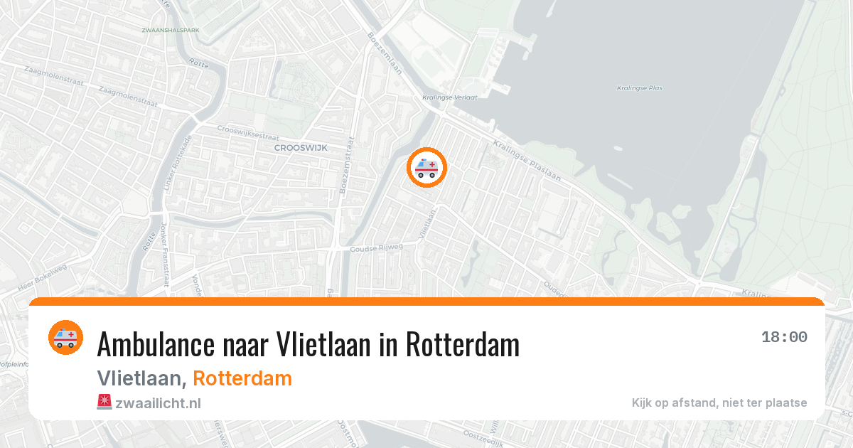 Ambulance naar Vlietlaan in Rotterdam — 29 jun 2026