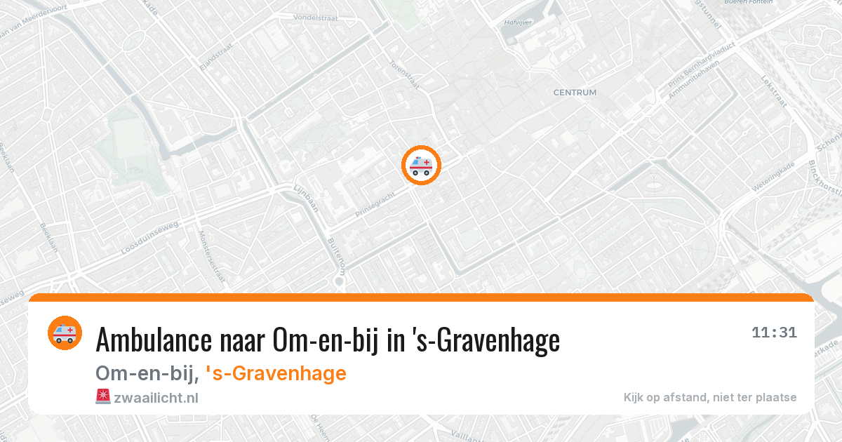 Ambulance naar Om-en-bij in 's-Gravenhage — 7 feb 2026