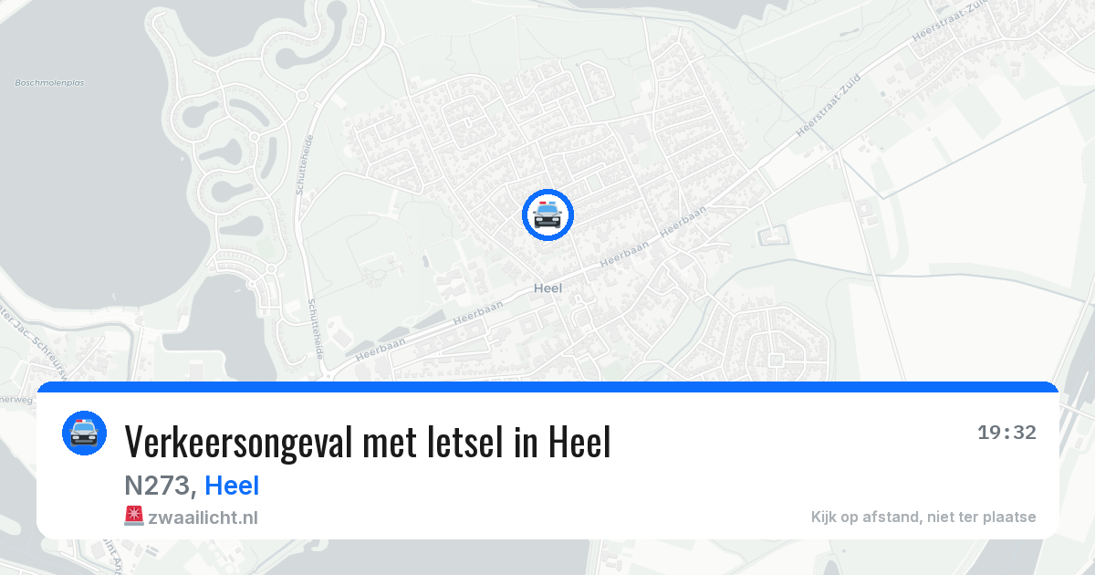 Verkeersongeval met letsel in Heel — 21 jul 2026