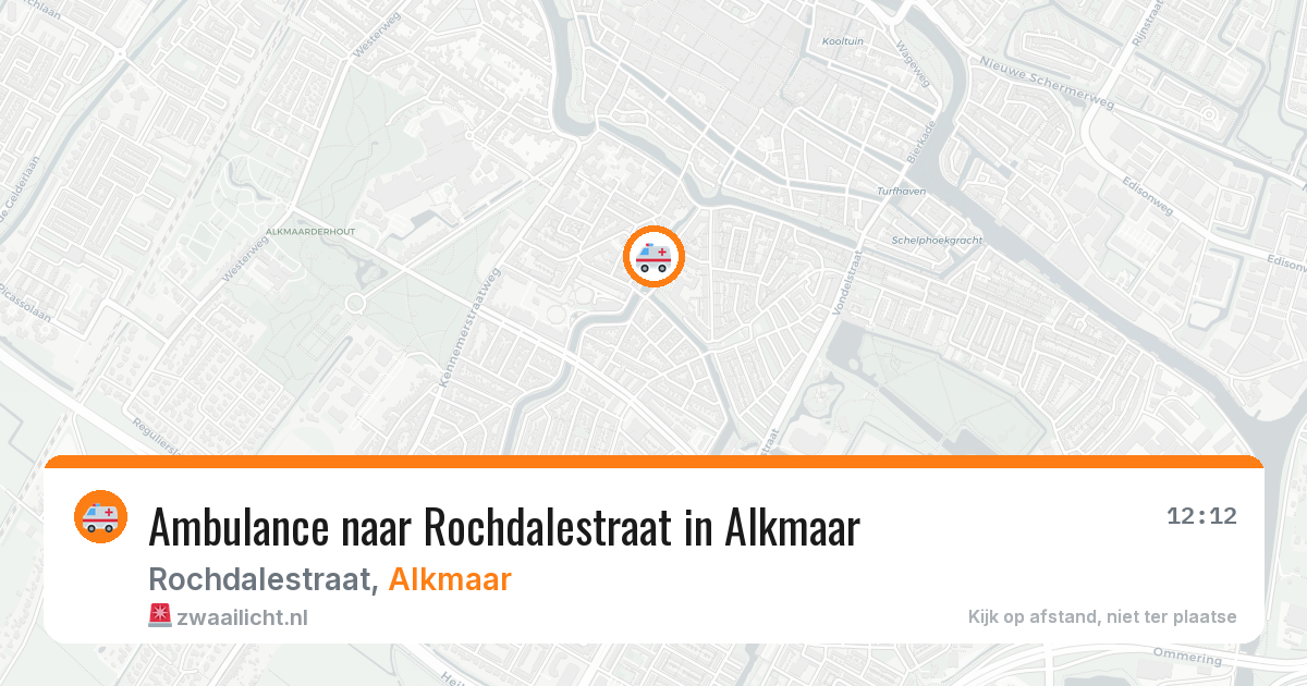 Ambulance naar Rochdalestraat in Alkmaar — 7 jul 2026