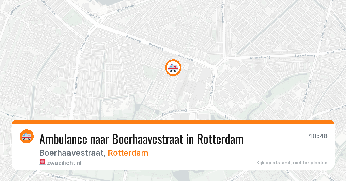 Ambulance naar Boerhaavestraat in Rotterdam — 30 jan 2026