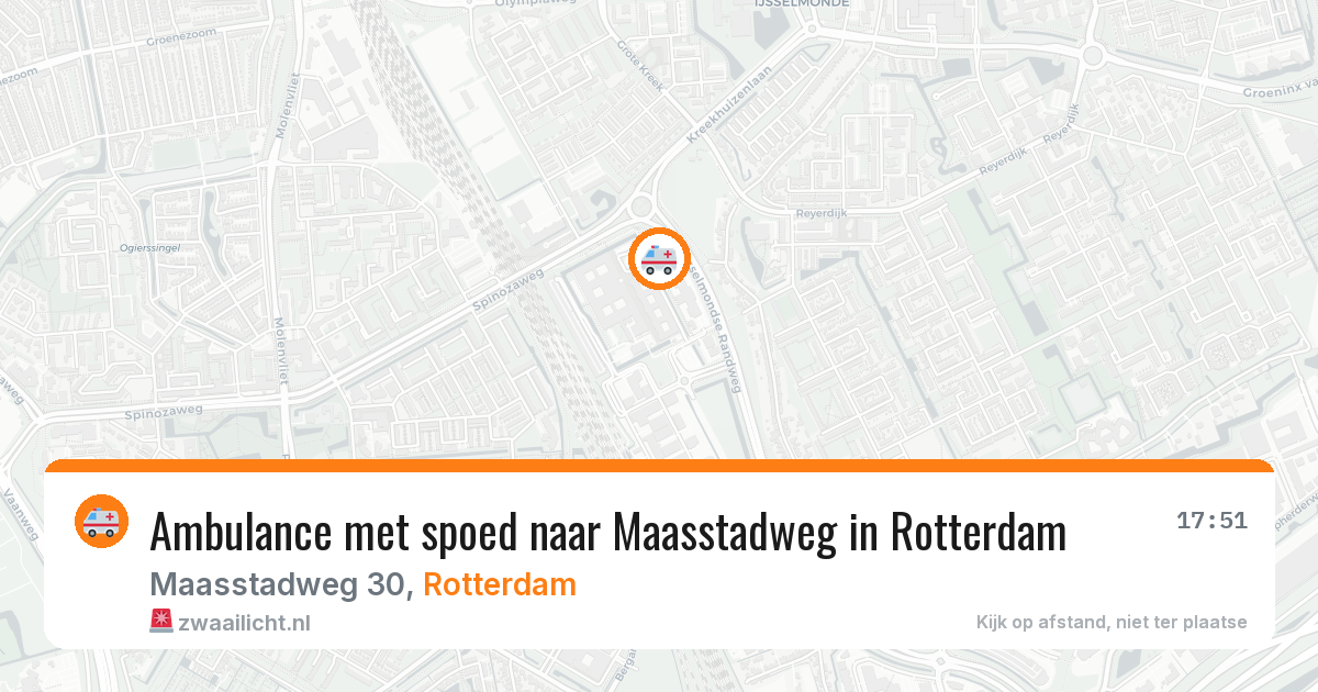 Ambulance met spoed naar Maasstadweg in Rotterdam — 7 jul 2026