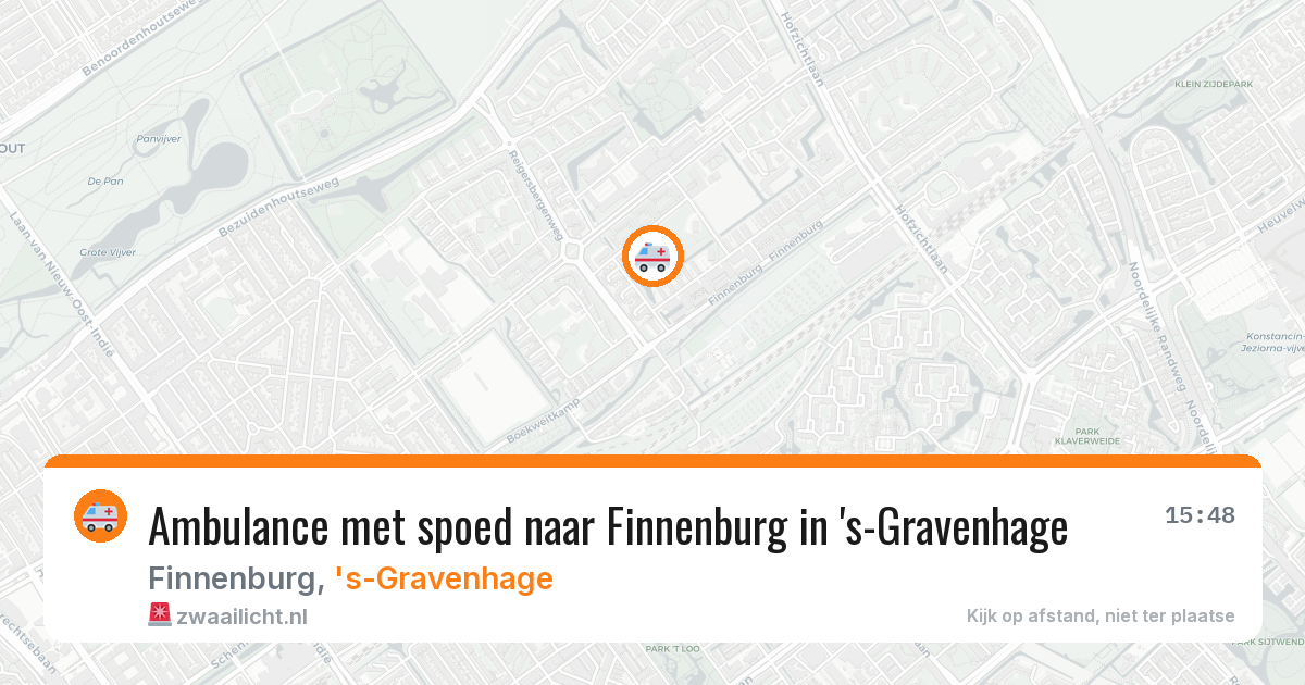 Ambulance met spoed naar Finnenburg in 's-Gravenhage — 3 jul 2026