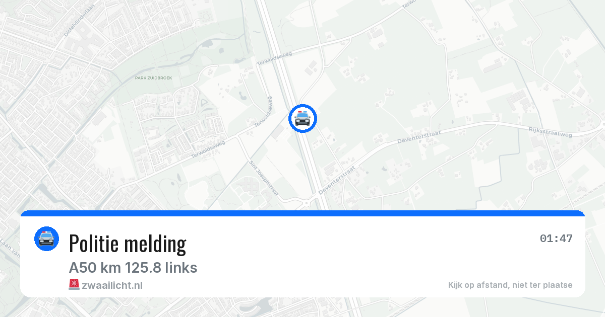 Politie melding — 6 jun 2026