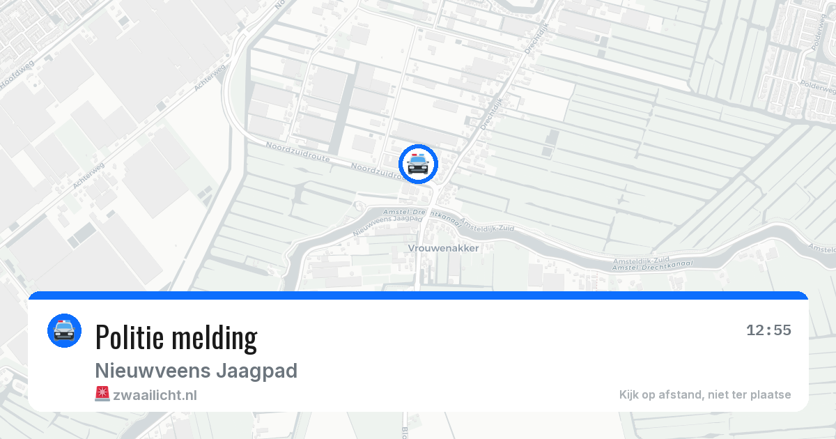 Politie melding — 12 jun 2026
