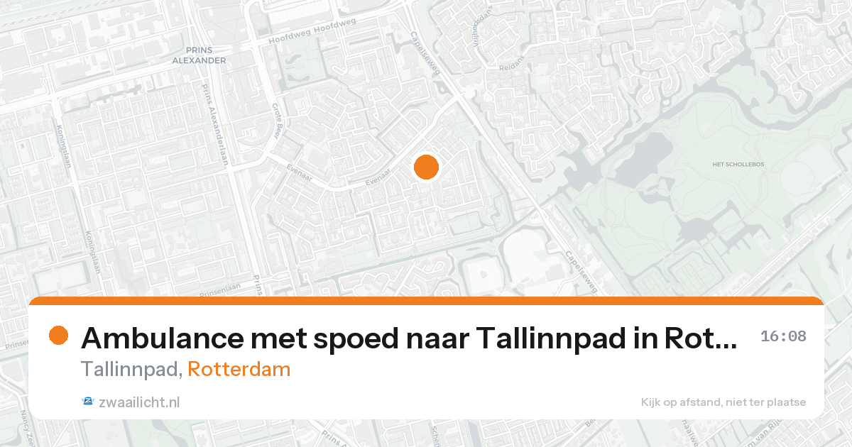 Ambulance met spoed naar Tallinnpad in Rotterdam — 30 jan 2026