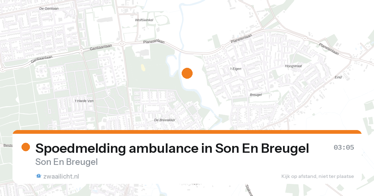 Spoedmelding ambulance in Son En Breugel — 7 feb 2026