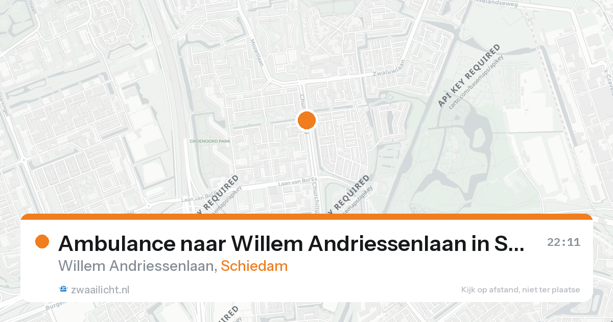 Ambulance naar Willem Andriessenlaan in Schiedam — 31 jan 2026