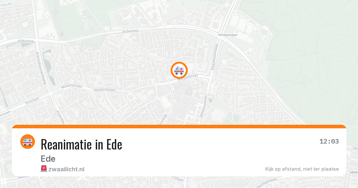 Reanimatie in Ede — 9 apr 2026