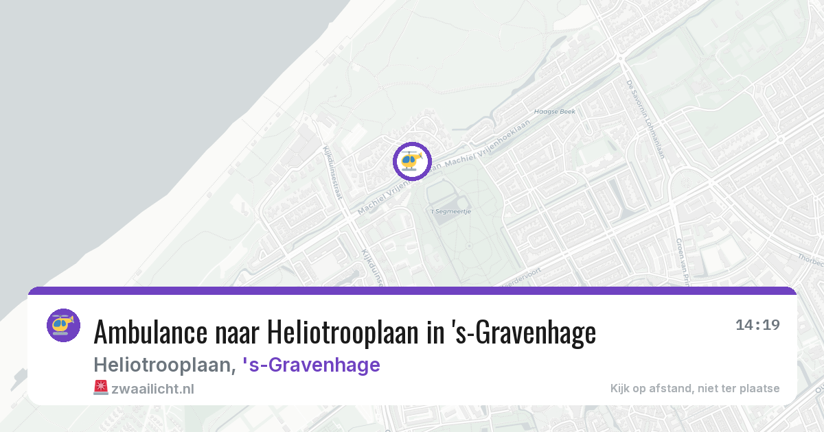 Ambulance naar Heliotrooplaan in 's-Gravenhage — 3 jul 2026