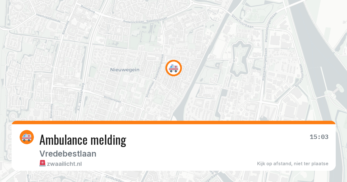 Ambulance melding — 20 jun 2026
