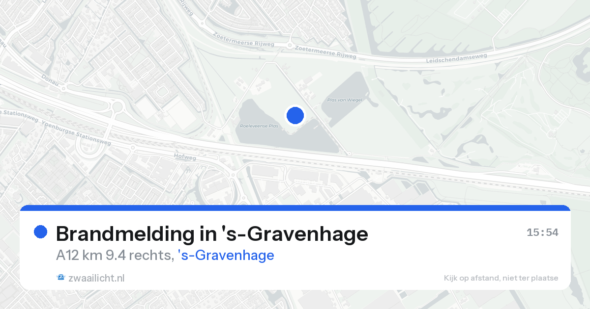 Brandmelding in 's-Gravenhage — 25 aug 2026